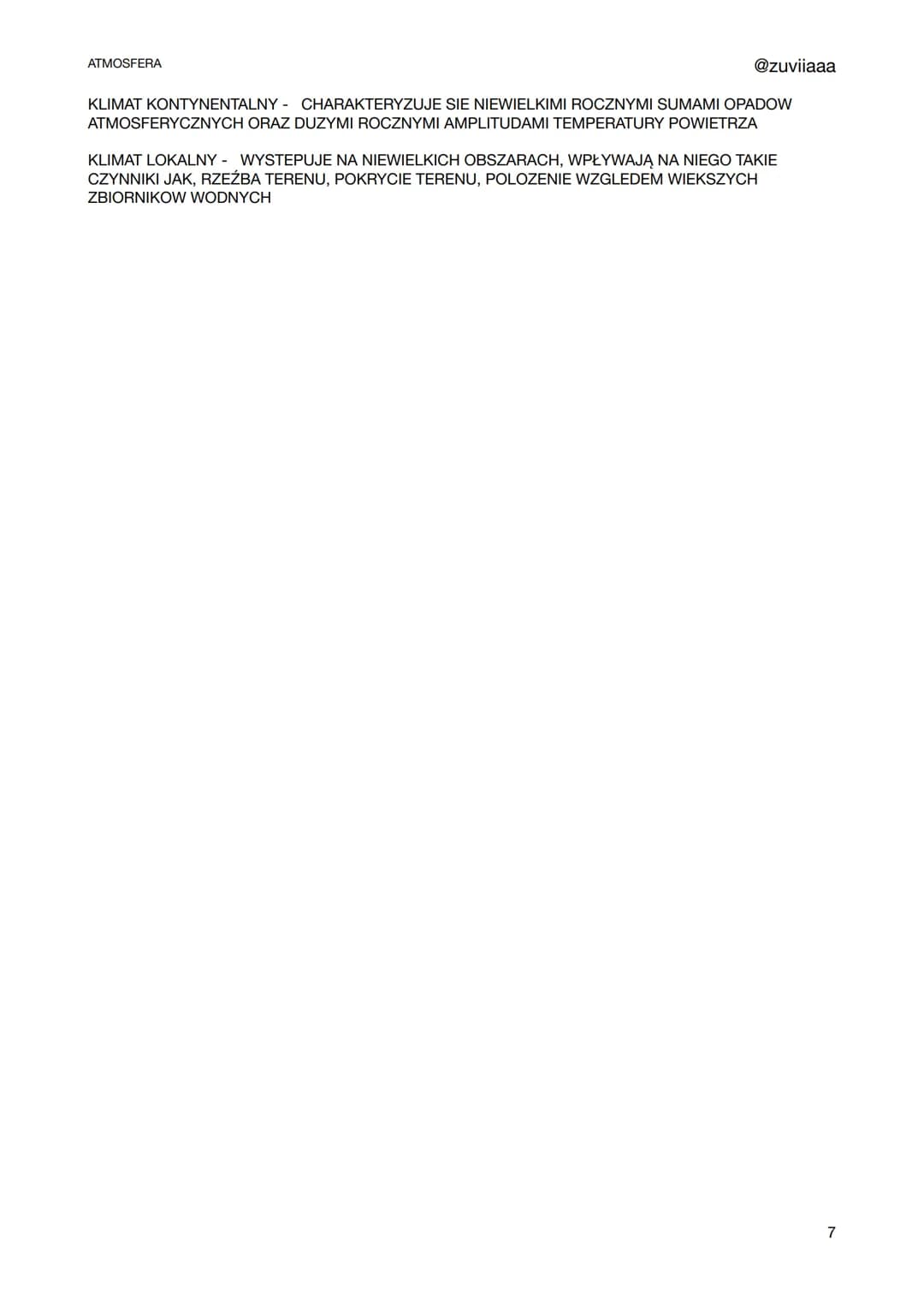 ATMOSFERA
TEMPERATURA POWIETRZA
CZYNNIKI WPŁYWAJĄCE NA TEMPERATURĘ POWIETRZA
SZEROKOSC GEOGRAFICZNA
WYSOKOSC NAD POZIOMEM MORZA
RZEŹBA TEREN