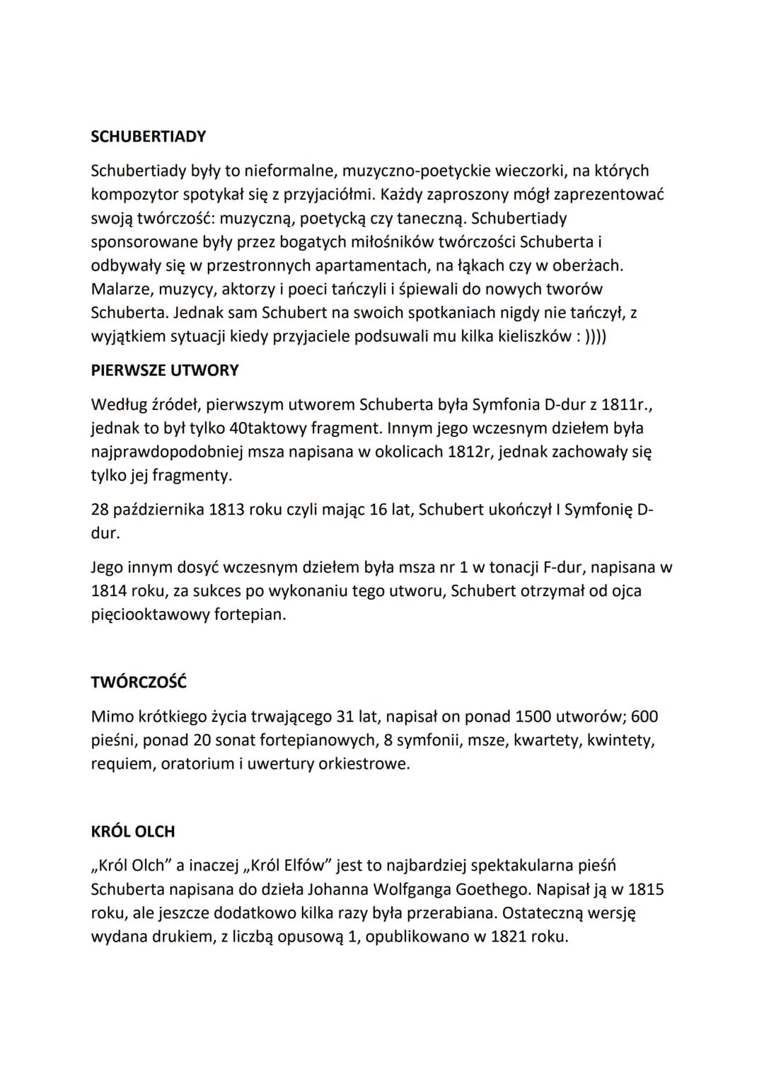 PREZENTACJA FRANCISZEK SCHUBERT
WCZESNE LATA
Franciszek Schubert urodził się 31 stycznia 1797r. w Himmelpfortgrund jest to
gmina na przedmie