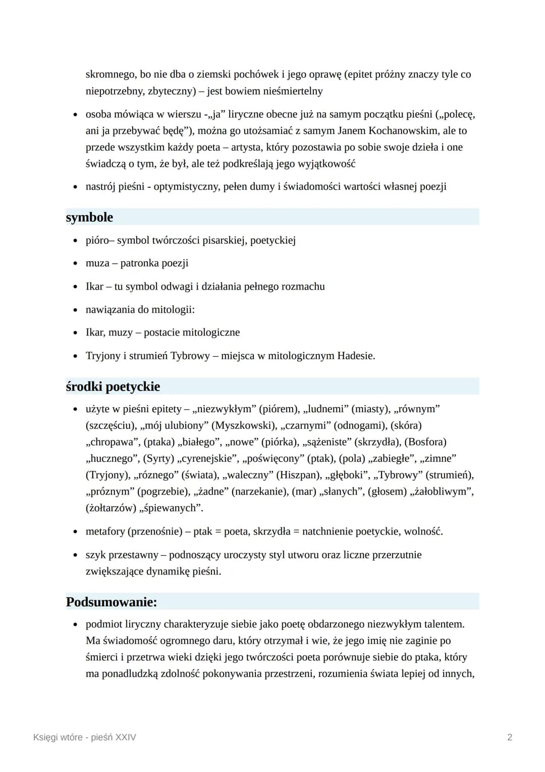 Księgi wtóre - pieśń XXIV
https://s3-us-west-2.amazonaws.com/secure.notion-static.com/55abd54b-a74d-40b5-
bf0c-8204eec38356/Jan Kochanowski 