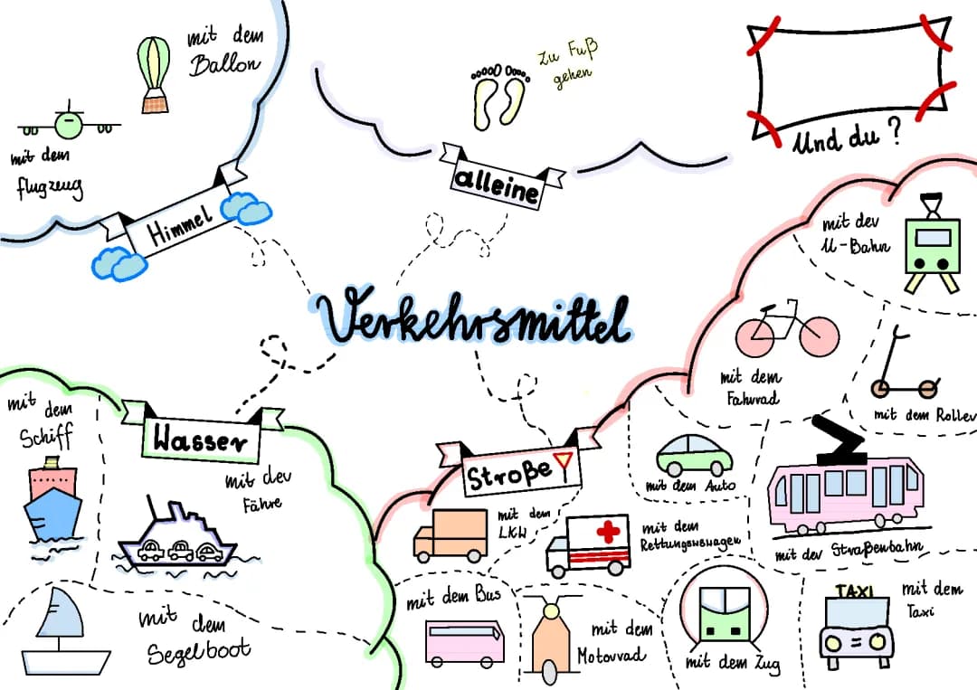 Verkehrsmittel (Środki transportu) - niemiecki