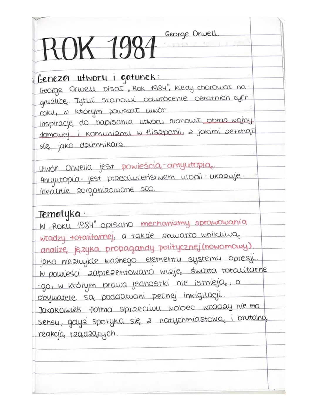 Rok 1984 George Orwell