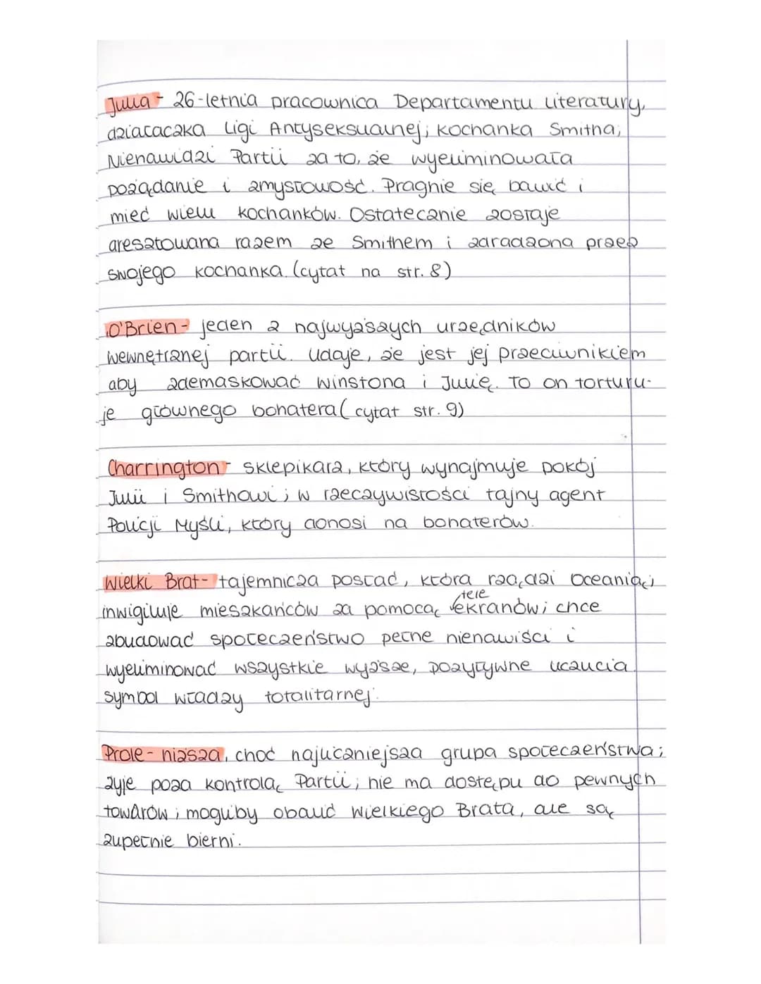 George Orwell.
ROK 1984
Geneza utworu i gatunek:
George Orwell pisał, Rok 1984", kiedy chorowat na
gruźlice. Tytuł stanowi odwrócenie ostatn