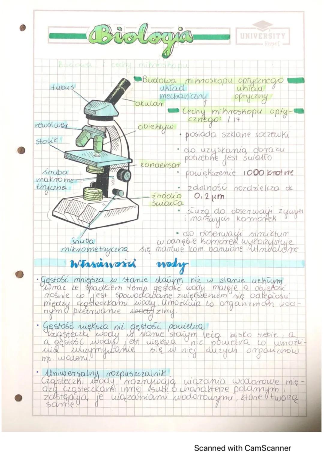 tubus
rewolwer
stolik
sauba
makrome-
tryczno
Biologia
.
HAPPY
Budowa mikroskopu
układ
mechaniczny
uid
mp. waren.
tokular
obiektyw
.
Cechy mi
