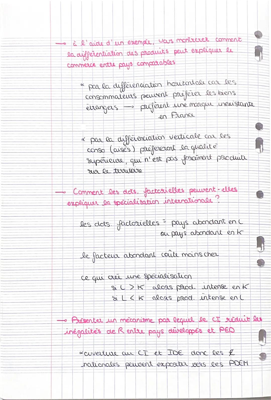 - EC1
- CHAP 2

- → Prisenter deux arguments justifiant le protectionnisme

industries anciennes
(Aextile)

- α le P peut être utilise par p