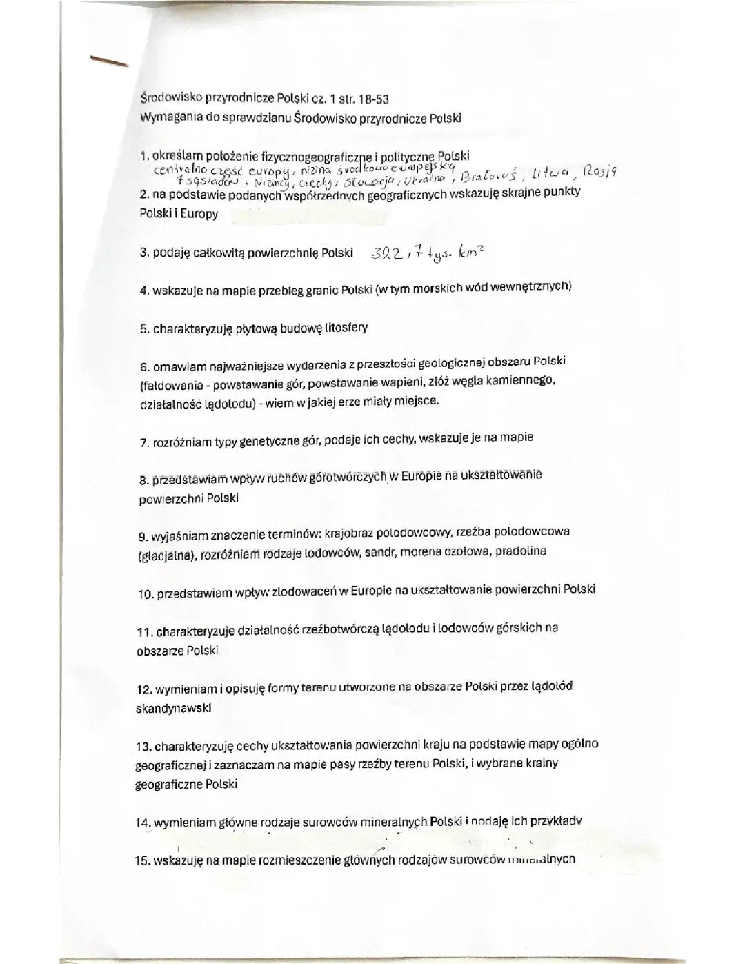 Środowisko przyrodnicze Polski