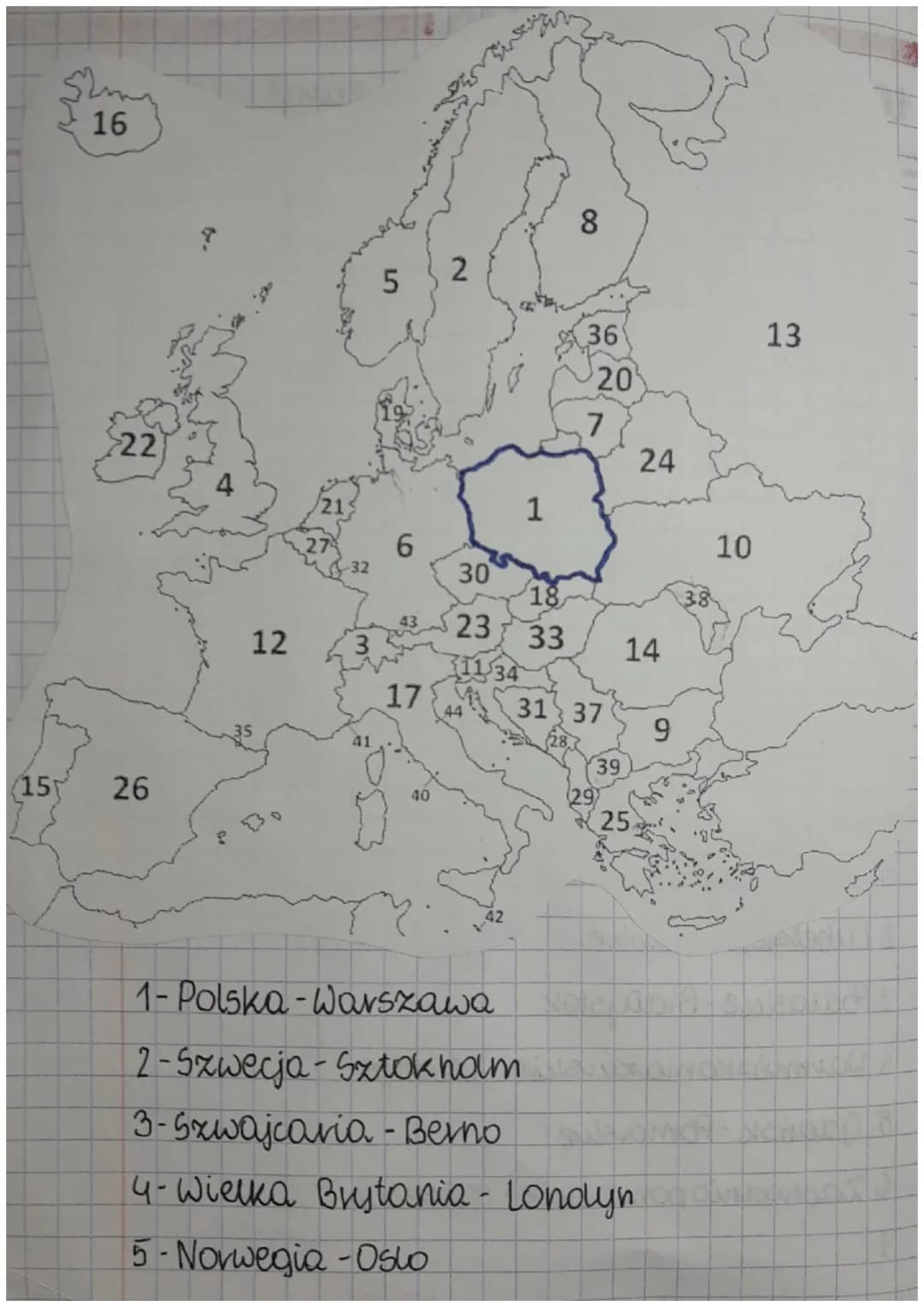 (15
52m
16
22
26
12
41
LO
5
6
43
17
40
2
30
23
11-34
44
1
1-Polska-Warszawa
2-Szwecja-Sztokholm
18
33
w
8
36
20
7
31 37
39
14
25
24
3-Szwajc