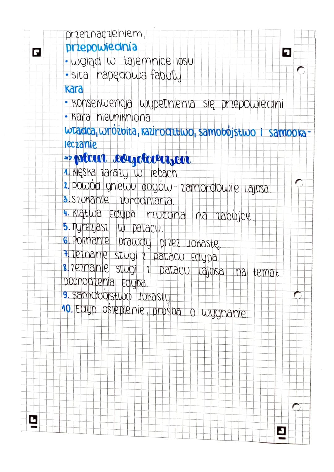 99
Arról Eclip" Gobokles
Brodyaj literaceri -dramat
gatunek litercicki - tragedia antyczna
=> Temat krola Edypa" 2ostat 2aczerpnięty 2 mitu 