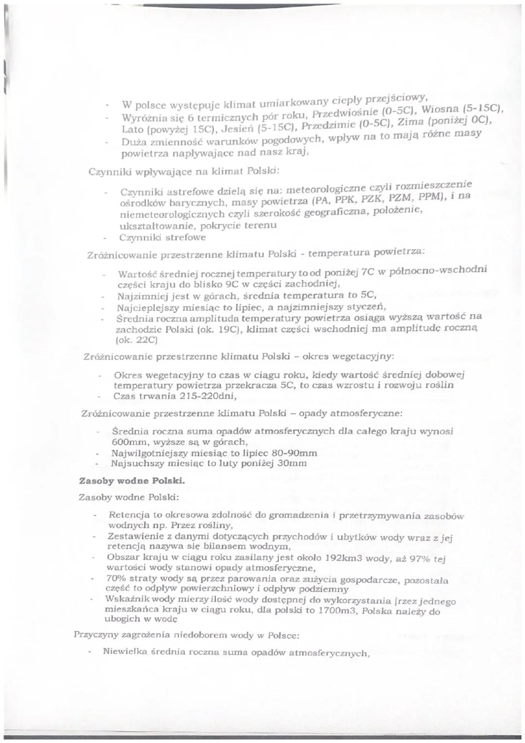 Położenie i obszar Polski. Region fizycznogeograficzny.
Położenie i obszar polski:
Matematyczno-geograficzne, określa się poprzez wskazania 