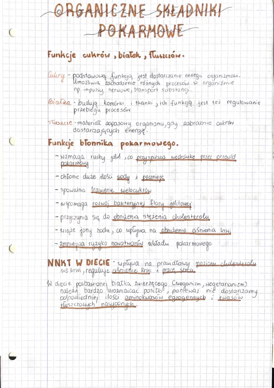 C
C
(
ORGANICZNE SKEADNIKI
POKARMOWE
Funkcje cukrów, białek, fluszczów.
Culery - podstawową funkcją jest dostarczanie energii organizmowi.
p