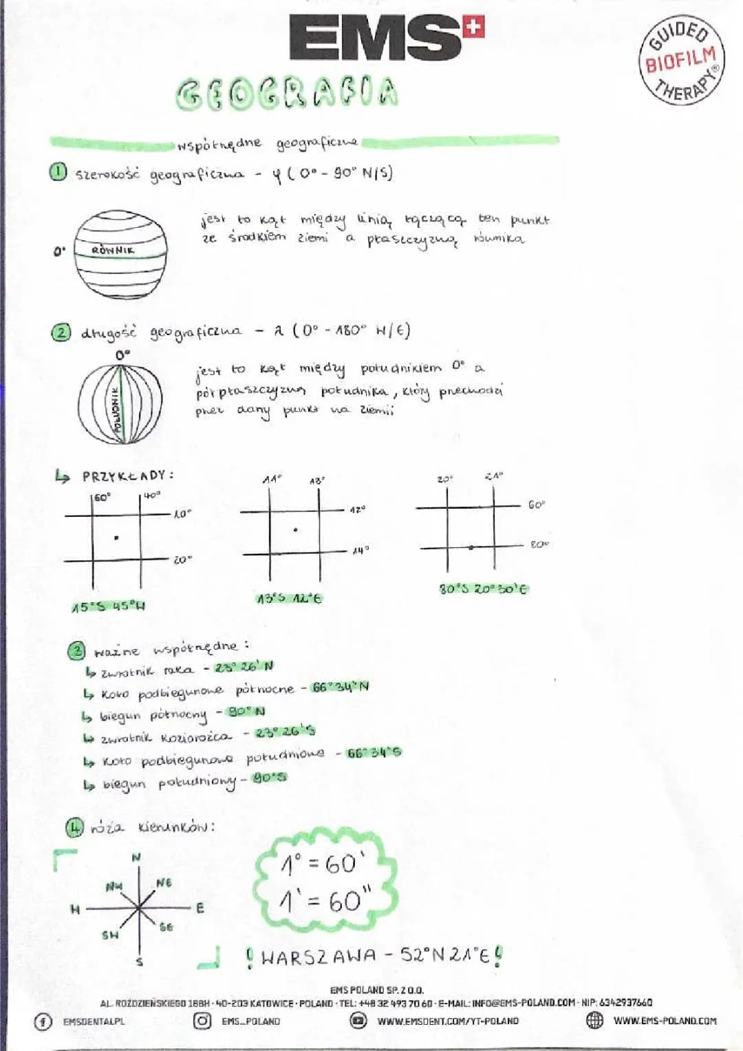 wspolrzedne geograficzne