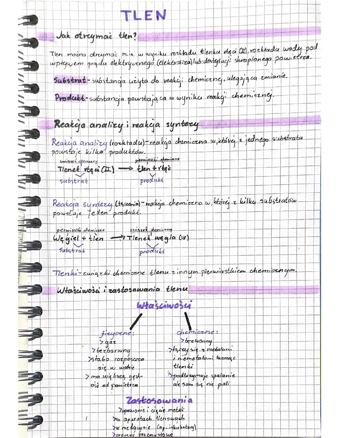 Tlen - Kluczowy Składnik Powietrza: Chemia w Praktyce
