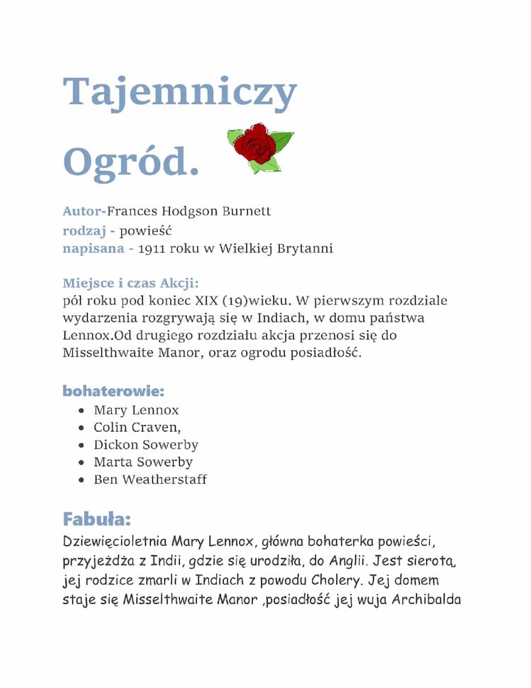 Know Tajemniczy Ogród thumbnail