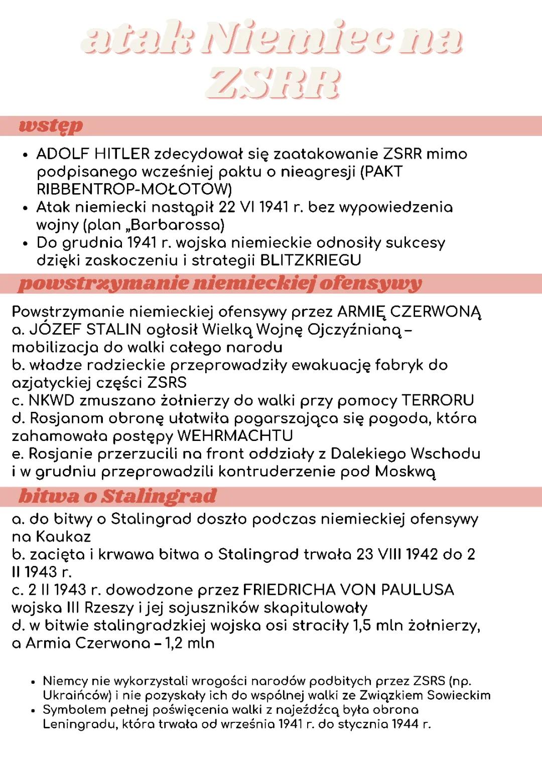 Atak Niemiec na ZSRR podczas II wojny światowej
