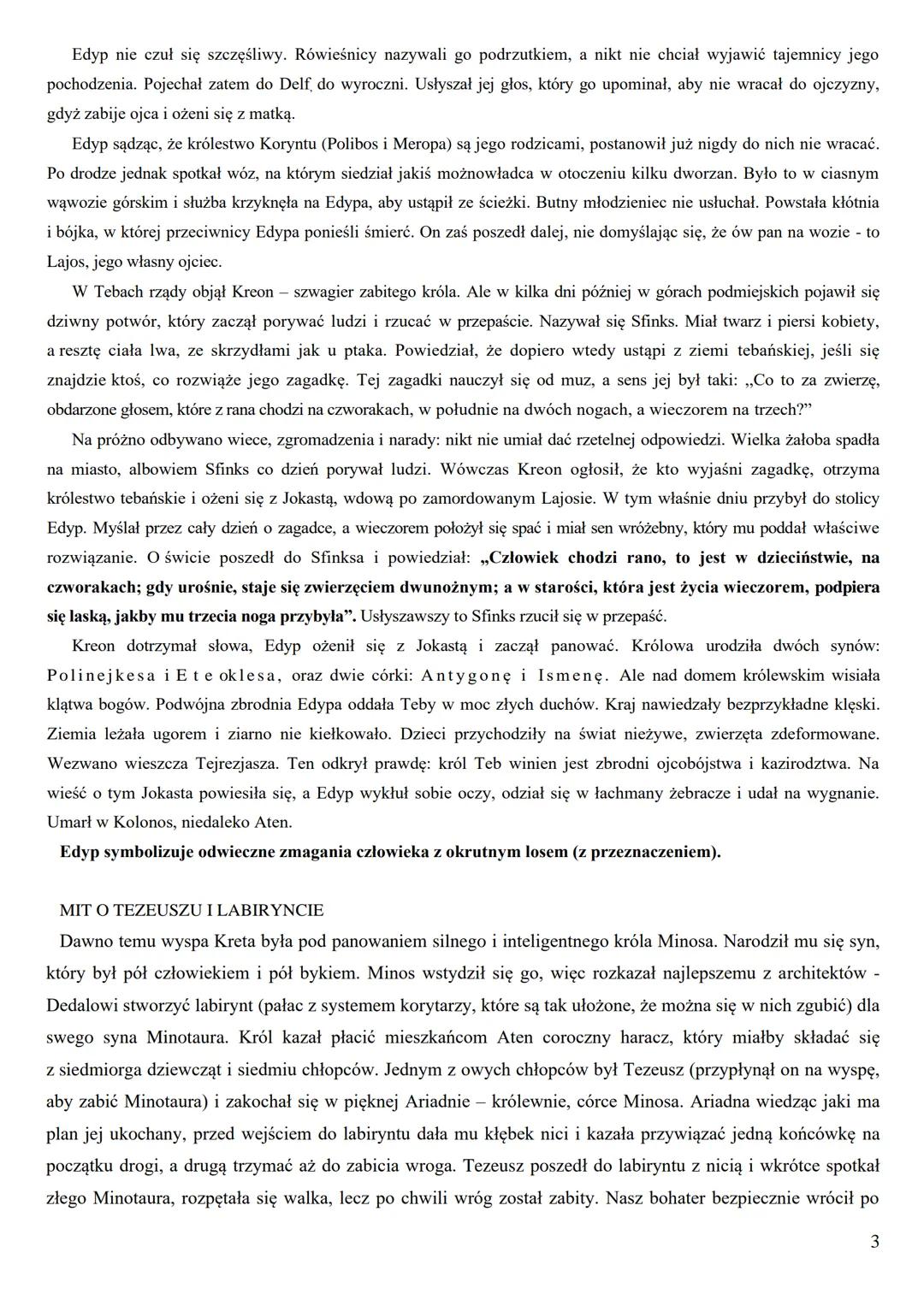 GRECKIE IMIĘ
BOGA

Zeus

Hera

Atena

Apollo

Artemida

Hermes

Hefajstos

Afrodyta

Eros

Ares

Charyty

RZYMSKI
ODPOWIEDNIK

Jowisz

Junon