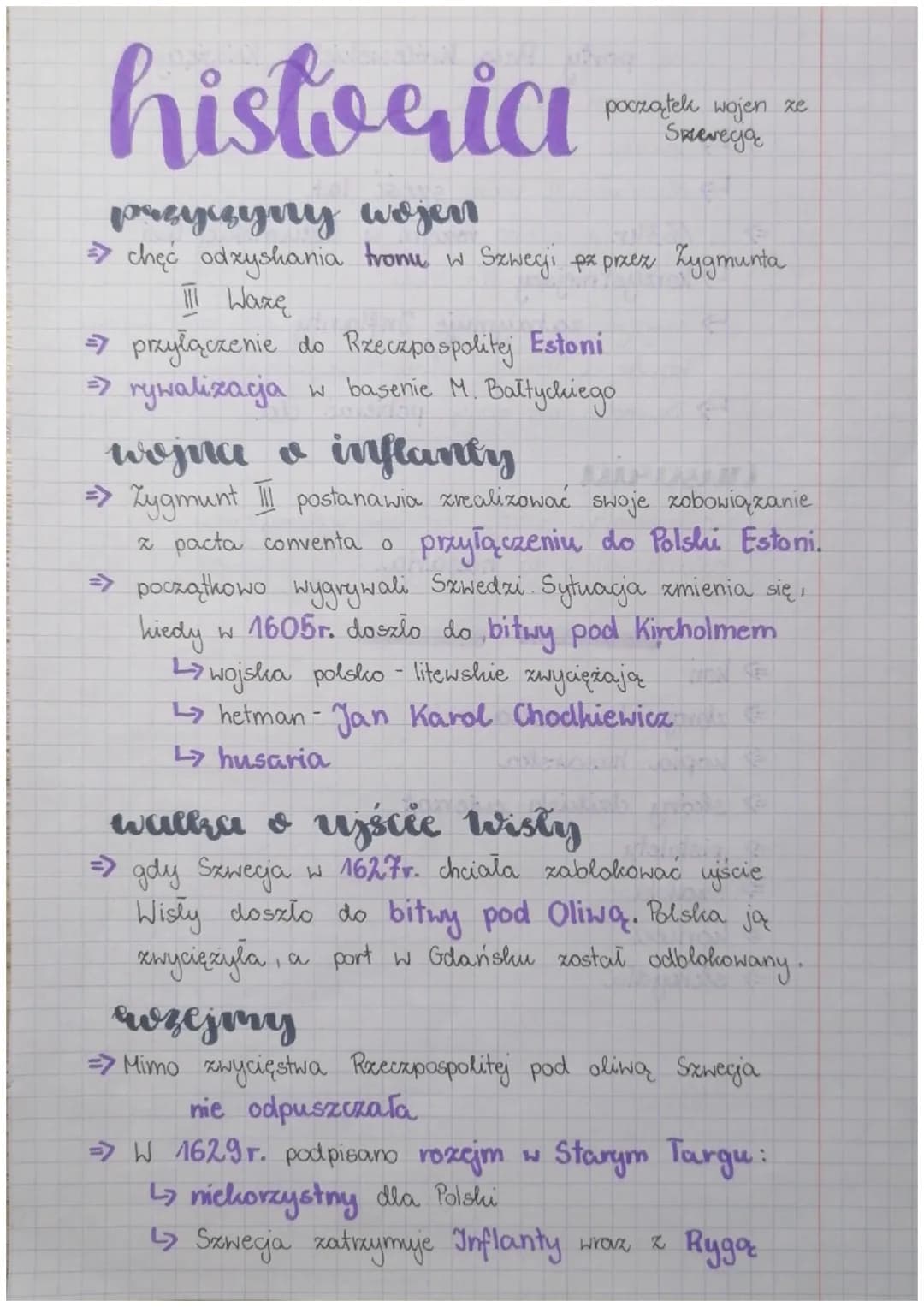historia
przyczyny wojen
=> chęć odzyshania tronu w Szwegi px przez Zygmunta
III Wazę
początek wojen xe
Szevegą
=> przyłączenie do Rzeczposp
