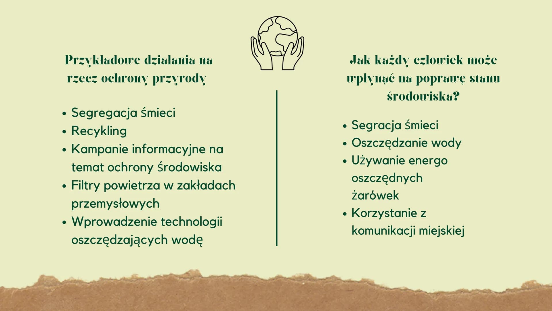 Formy
ochrony
środowiska
JUSTWHITELINES Czym jest ochrona środowiska?
Ochrona środowiska
Zespół idei, środków i działań
mających na celu utr