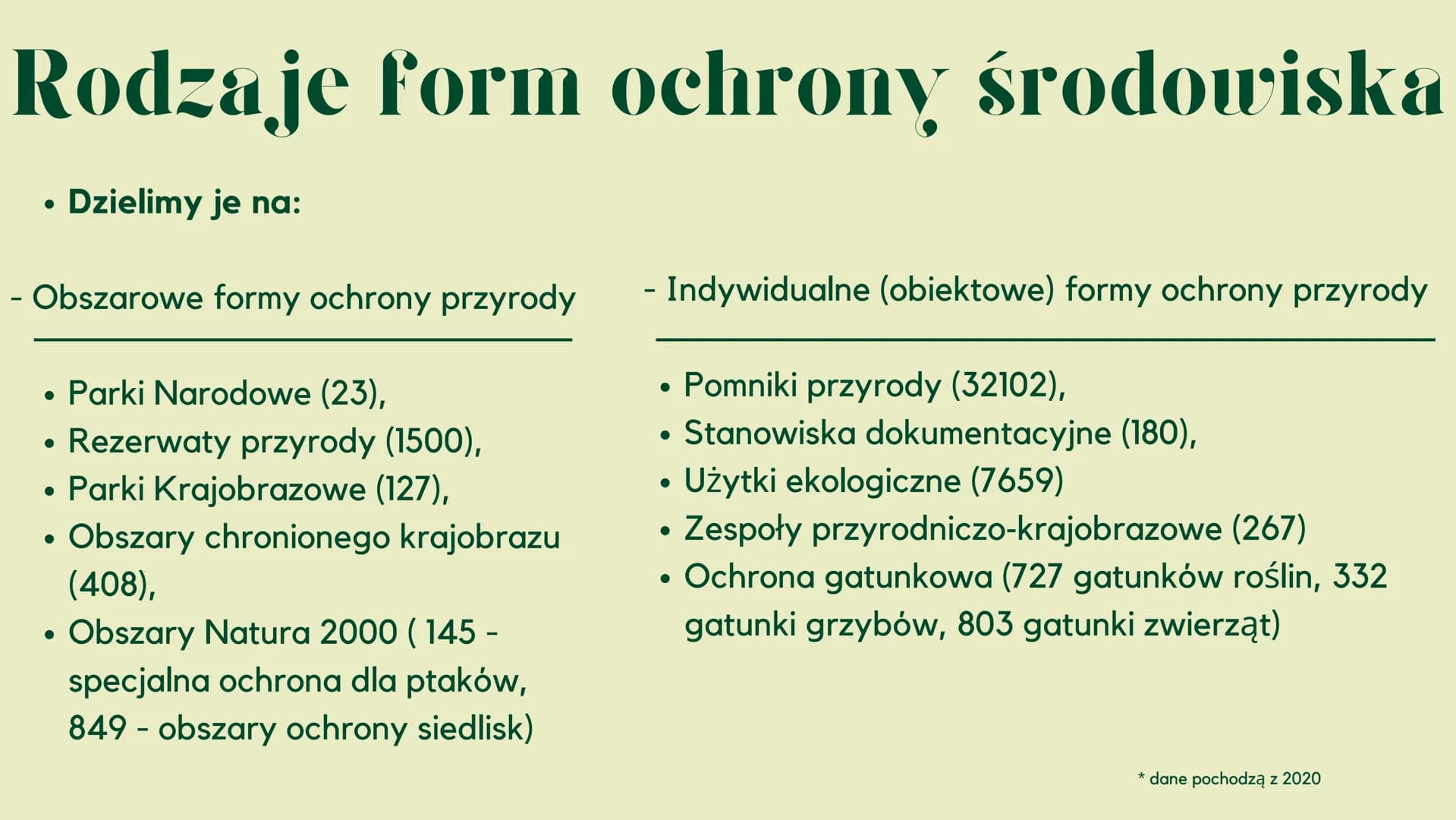 Formy
ochrony
środowiska
JUSTWHITELINES Czym jest ochrona środowiska?
Ochrona środowiska
Zespół idei, środków i działań
mających na celu utr