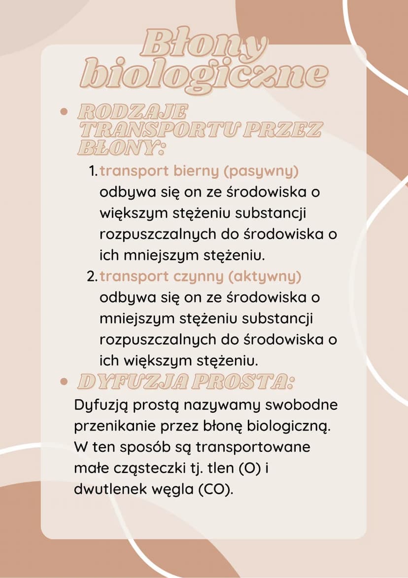 Blony
biologiczne
BUDOWA BLON
BIOLOGICZNYCH:
Błony biologiczne są zbudowane
przede wszystkim z lipidów i białek.
Lipidami budującymi błony s