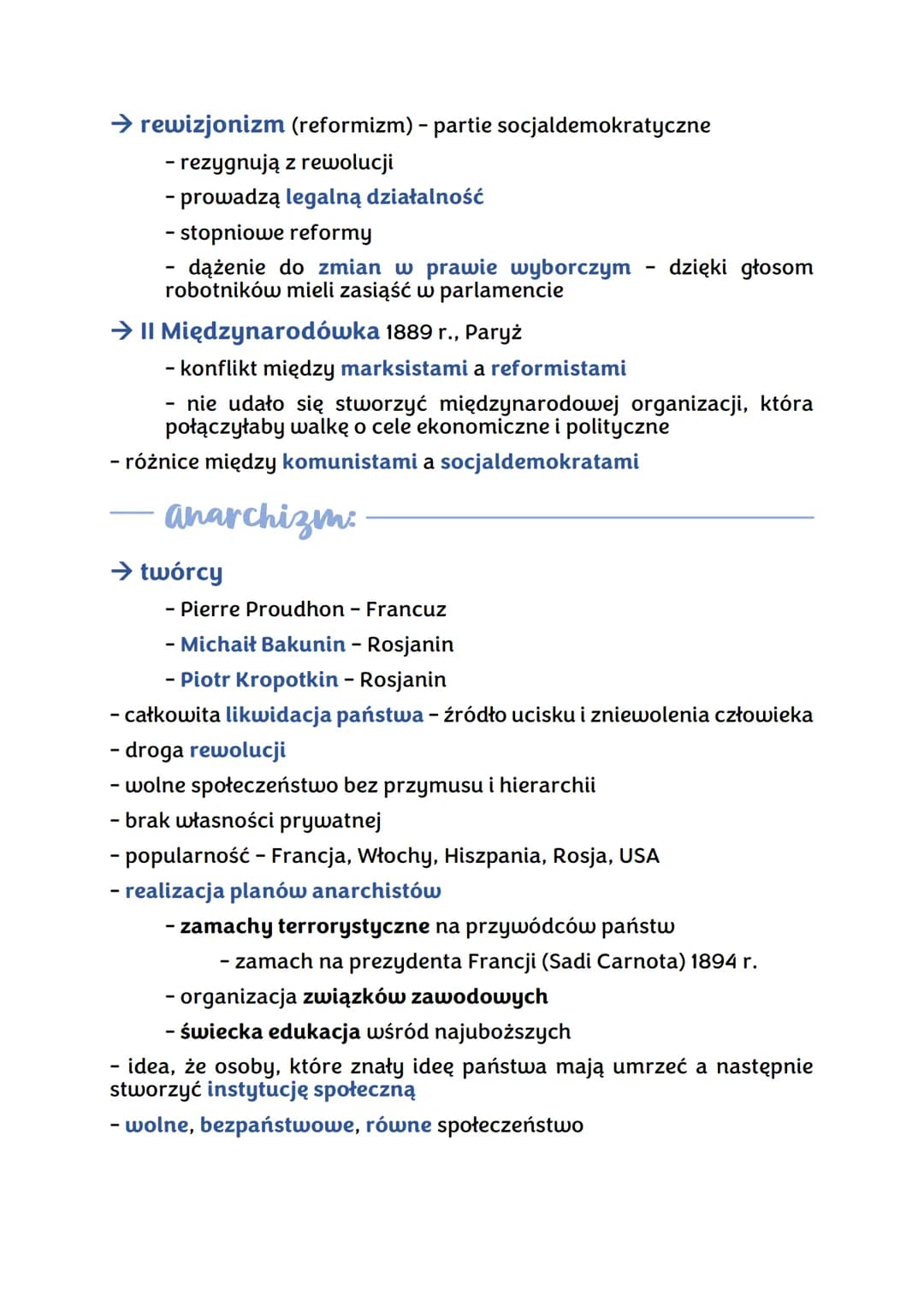 nowe ideologie i ruchy społeczne
przemiany spoteczne:
- burżuazja - bogaci właściciele fabryk
- klasa średnia - bogatsi sklepikarze, rzemieś