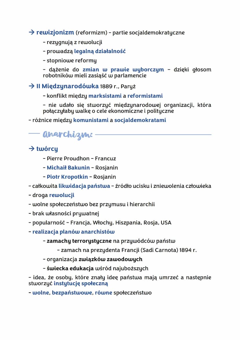 nowe ideologie i ruchy społeczne
przemiany spoteczne:
- burżuazja - bogaci właściciele fabryk
- klasa średnia - bogatsi sklepikarze, rzemieś
