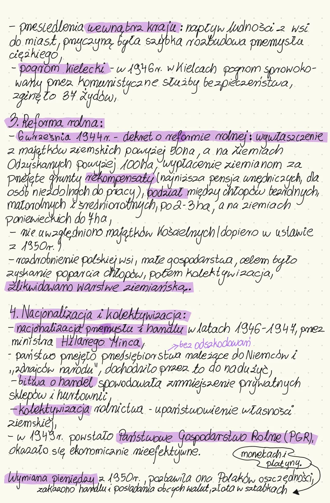 Powojenna odbudowa
- W
wojnie zginęło 6 mln mieszkańców Polski (ok. 3m/n
Żydów ~ 3 mln Polaków)
- Polska byla najbardziej zniszczonym państw