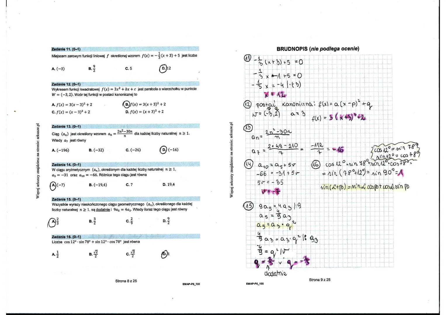 maj 2022 - p. podstawowy

W każdym z zadań od 1. do 28. wybierz i zaznacz na karcie odpowiedzi poprawną odpowiedź.

Zadanie 1. (0-1)
Liczba 