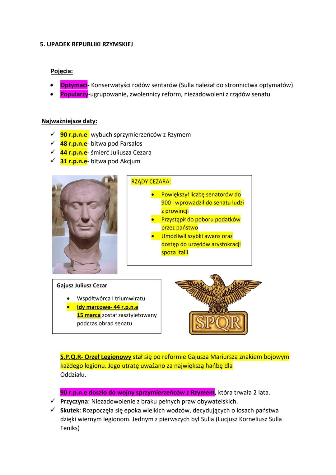 7. OD PRYNCYPATU DO DOMINATU

POJĘCIA:
Romanizacja- to proces polegający na rozpowszechnianiu się kultury rzymskiej i j.łacińskiego
Urbaniza