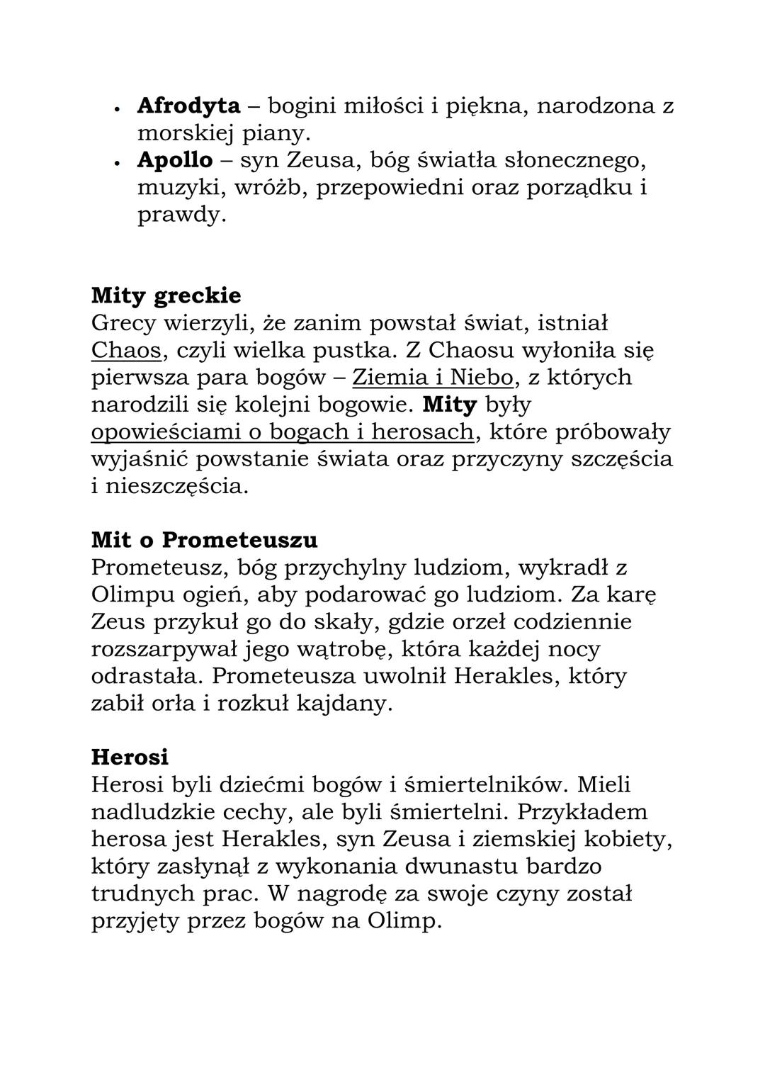 # Mitologia grecka
K1 5, GWO

Bogowie olimpijscy

Starożytni Grecy wyznawali politeizm, czyli wierzyli
w wielu bogów. Najważniejszymi spośró