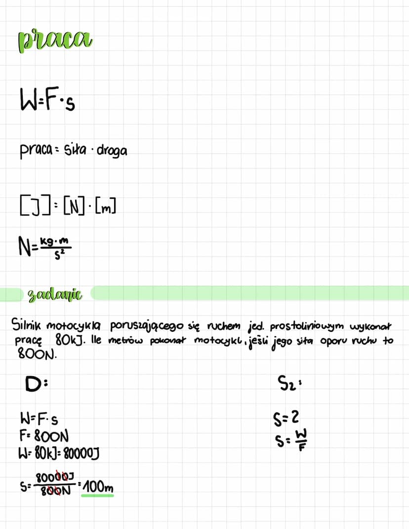 moc
P=W
praca
moccas
[Wat] = [²] = N-m
Praca i moc
gadanie
Oblicz moc silnika wiertarki, która pracę 9kJ wykonała w
Dane:
W=9kJ=9000J
t: 10s
