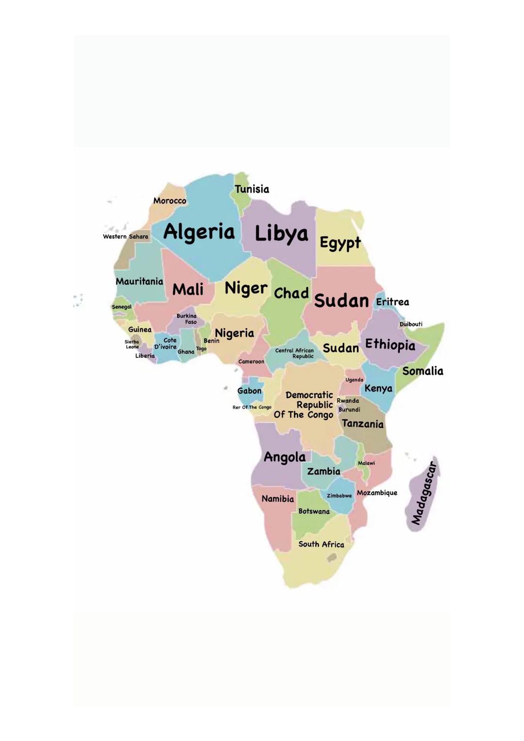 Morocco

Tunisia

Western Sahara

Algeria Libya Egypt

Mauritania

Senegal

Guinea

Mali Niger Chad Sudan Eritrea

D'ivoire

Sierba
Liberia
