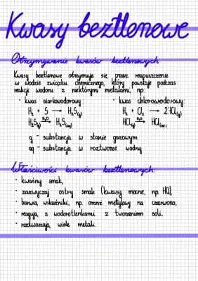 Know Kwasy beztlenowe – reakcje otrzymywania, właściwości thumbnail