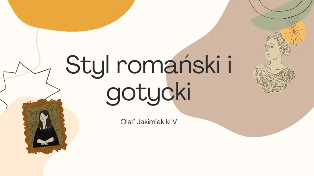 Styl romański i gotycki