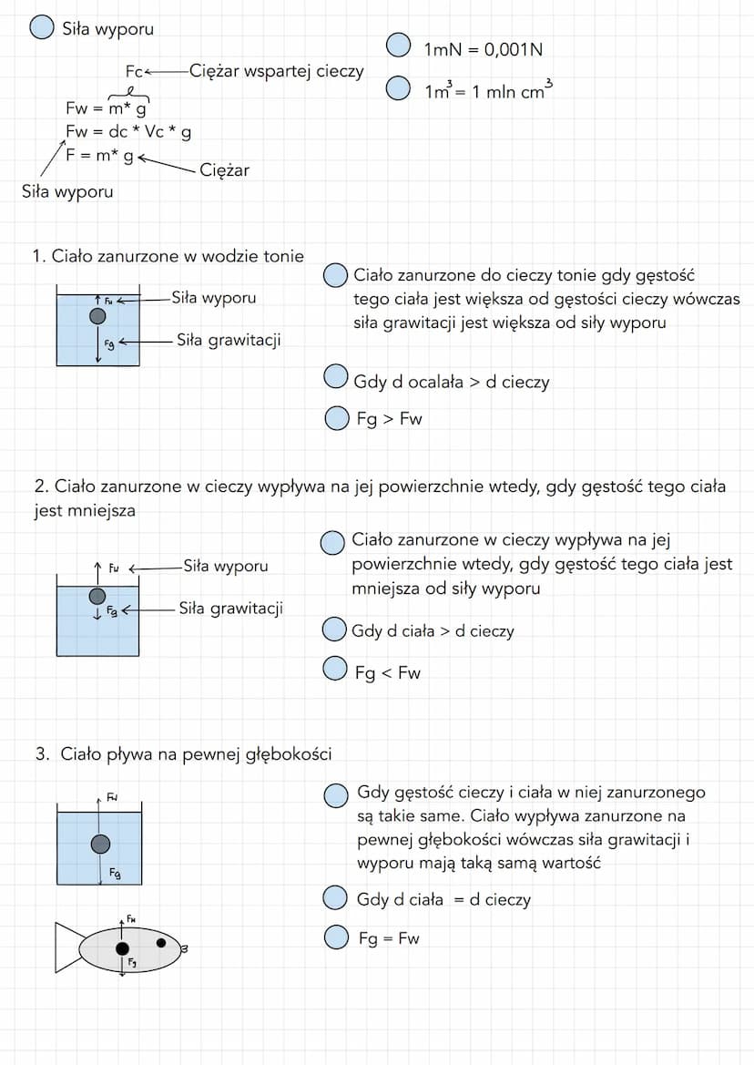 Hydrostatyka • aerostatyka
1. Ciśnienie informuje nas o tym jak duża siła nacisku działa na jednostkę powierzchni
2
(np 1m² lub 1cm²)
OWzór 