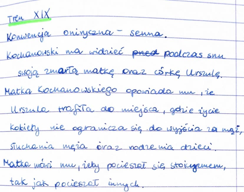 Lekcja
Temat: Kryzys światopoglądowy poety i humanisty
-treny Jana Kochanowskiego.
1 lutego - spr. życie i twórczość Kochanowskiego
Tremy Ko