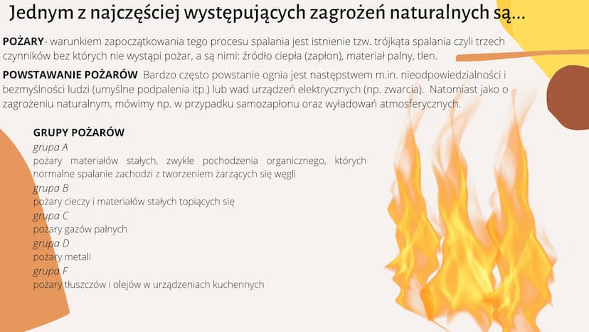 ZAGROŻENIA
NATURALNE Mimo ciągłego rozwoju techniki największym
zagrożeniem dla człowieka jest natura.
Zagrożenia naturalne, co roku występu