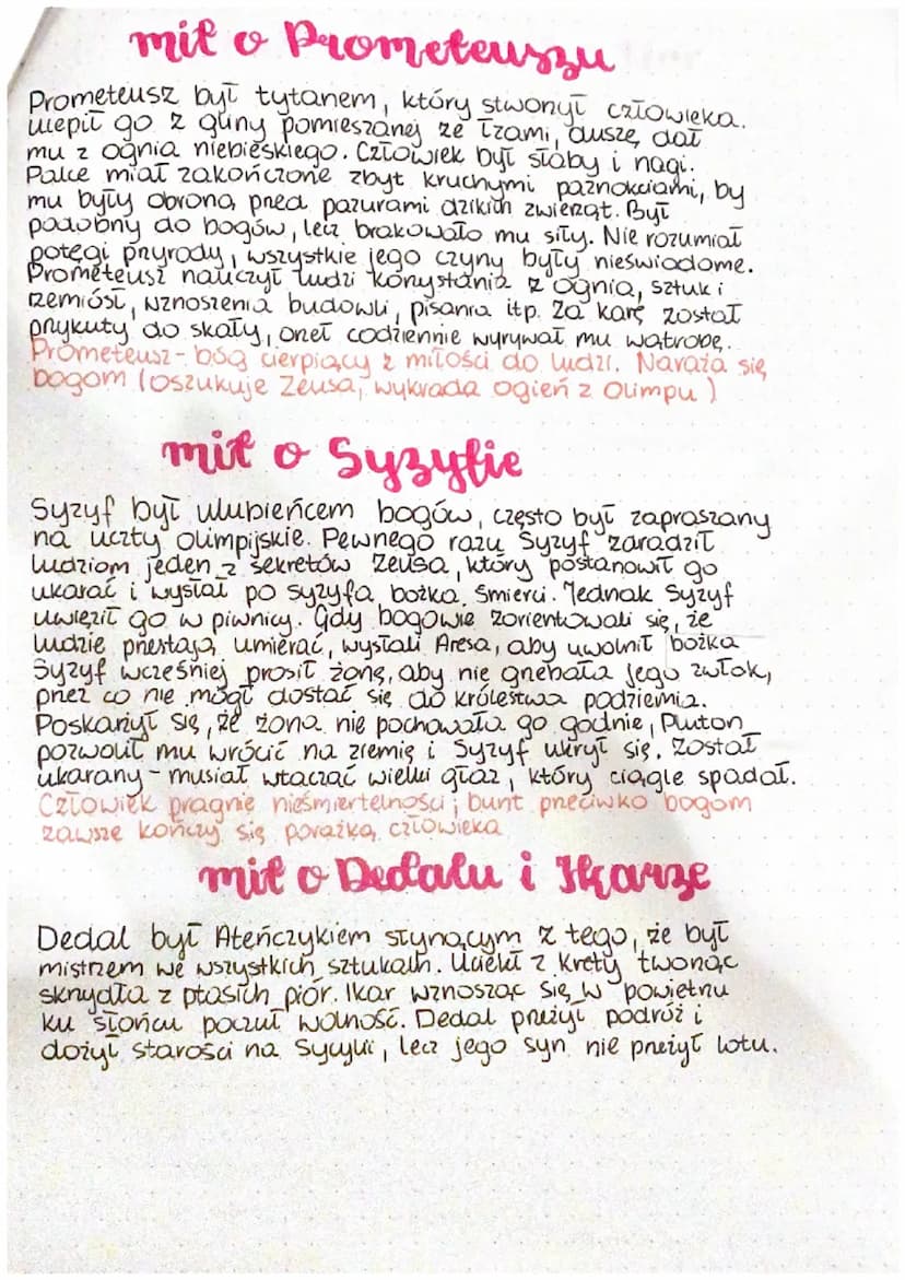 Milologia
powstanie świata
Na początku byt chaos..."
11
1) Gaja-ziemia + Uranos - Niebo
2) Gaja i uranos dali życie Cyklopom, Sturękim i
Tyt