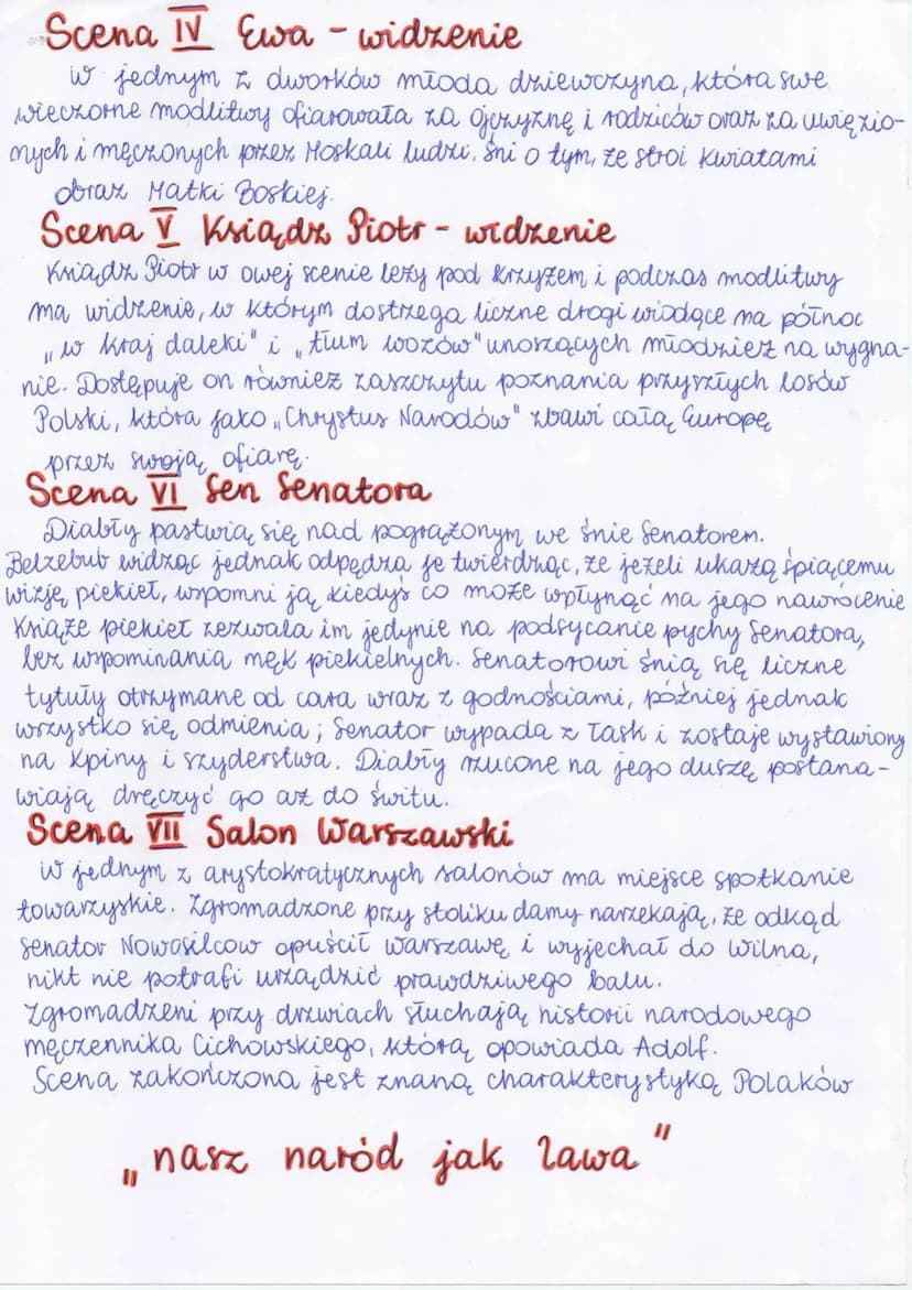 Dziady
Uz. III
Scena I więzienie
Samotny więzień śpi w celi.
Nad nim stoi anioł, który przepowiada mu wolność.
więzień budząc się pamięta o 