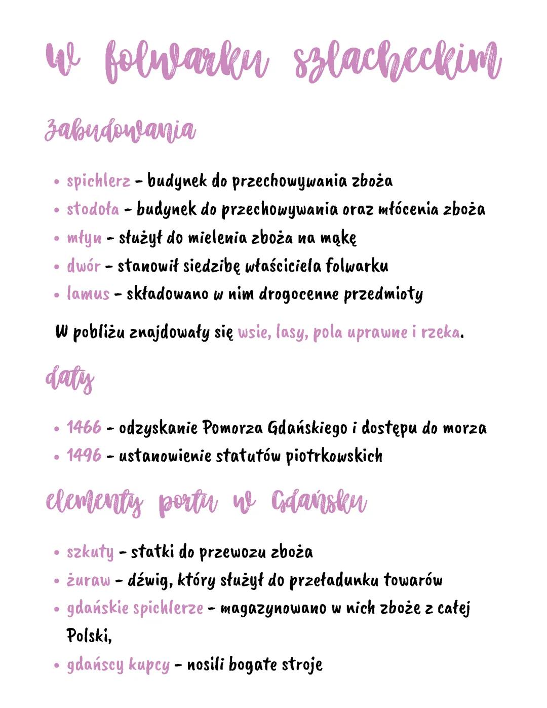 Życie na Folwarku Szlacheckim