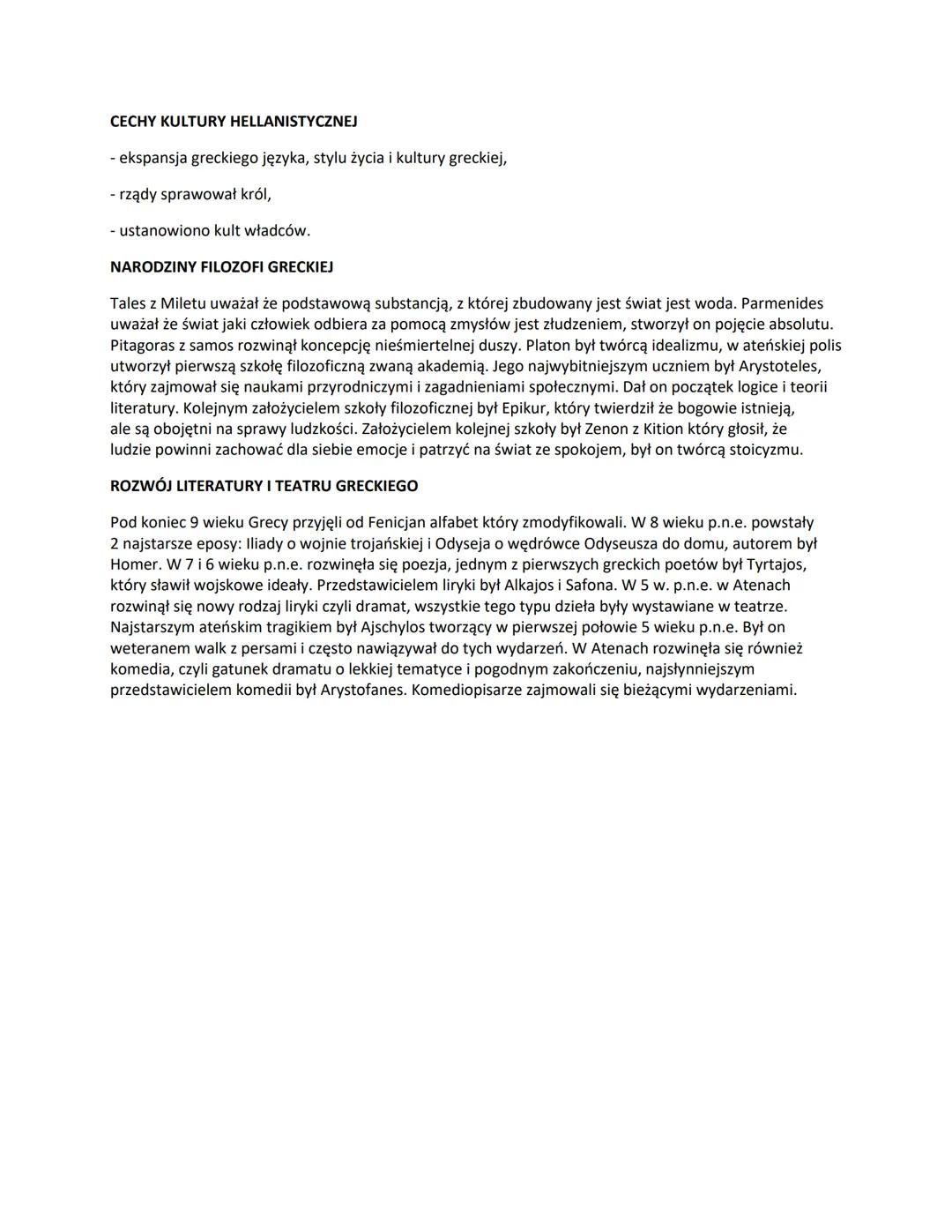 HELLADA I HELLENOWIE
Starożytni grecy nazywali swoja krainę Helladą, wyróżniały się 3 różniące od siebie części: Grecja
właściwa, wyspy Morz