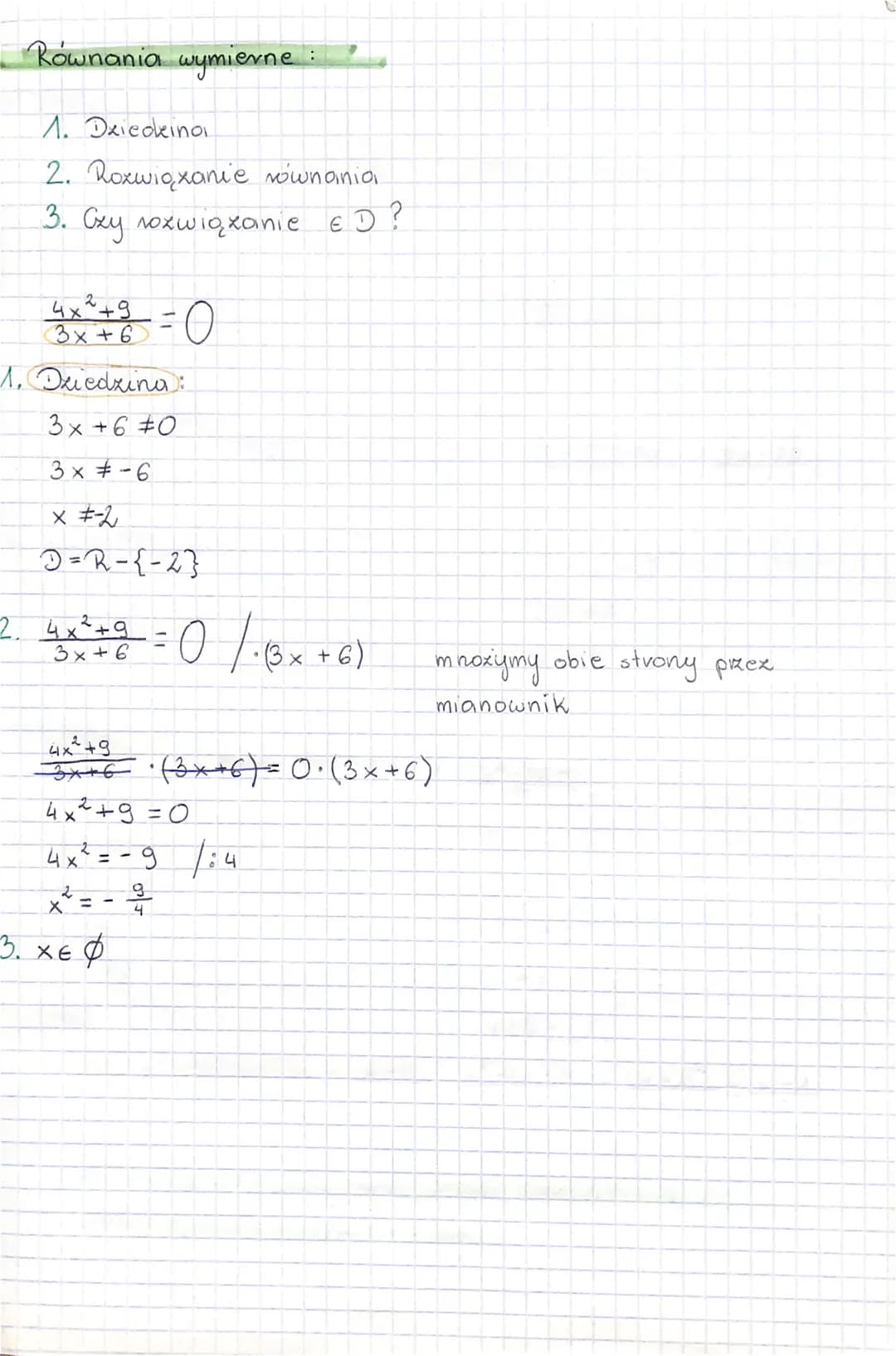 Vlamki algebraiczne i równania
wymieme
Ułamki algebraiczne
4 Rozszerzanie:
3x =
4
16x
V
16x = 4 4x
3x
4
3x 4x
4.4x
Założenie:
16 × 0
x #0
2)