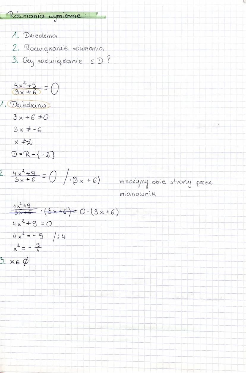 Vlamki algebraiczne i równania
wymieme
Ułamki algebraiczne
4 Rozszerzanie:
3x =
4
16x
V
16x = 4 4x
3x
4
3x 4x
4.4x
Założenie:
16 × 0
x #0
2)
