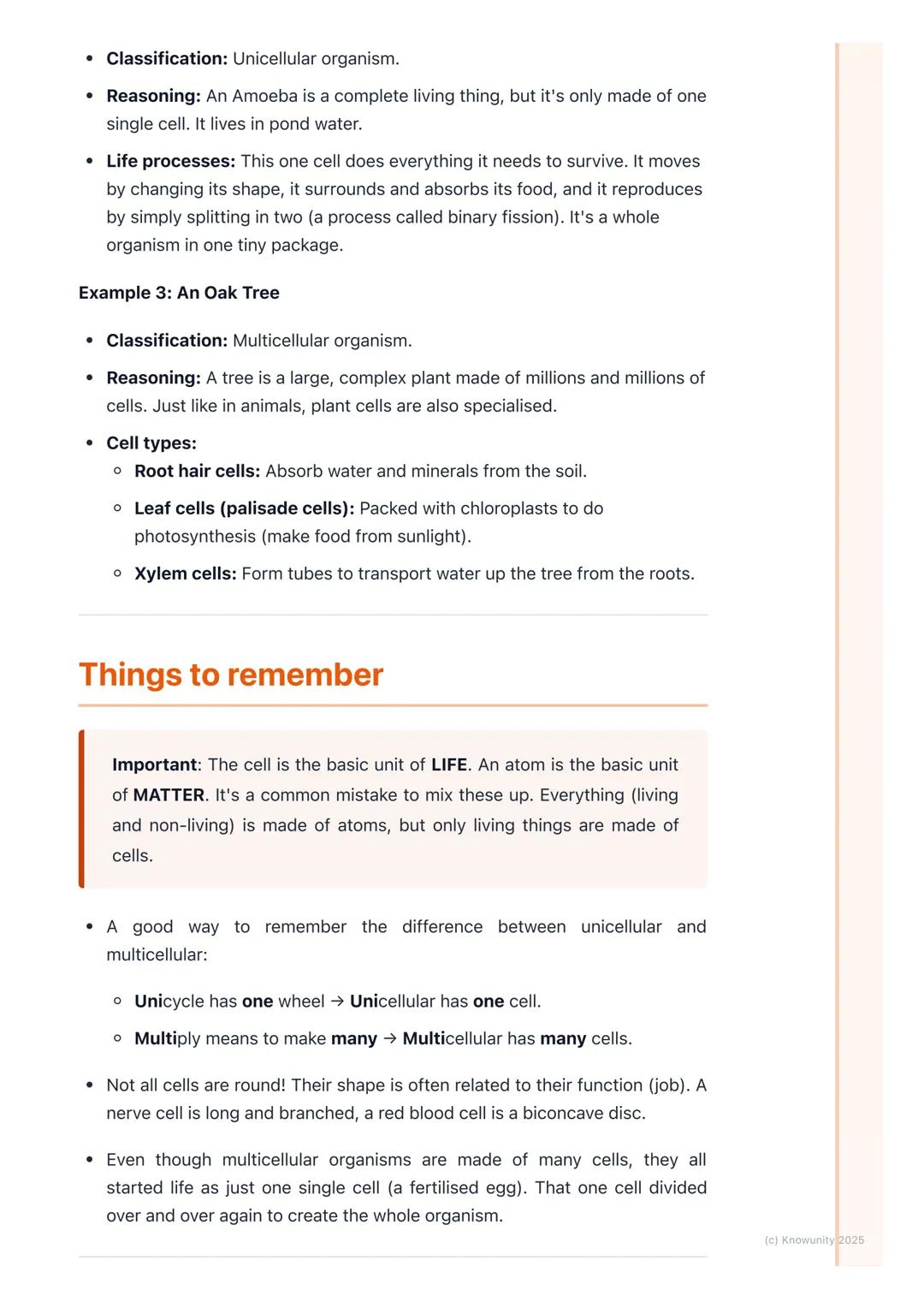 # Introduction to Cells

## An introduction to cells

All living things, from the smallest insect to the largest whale, are made up of
cells