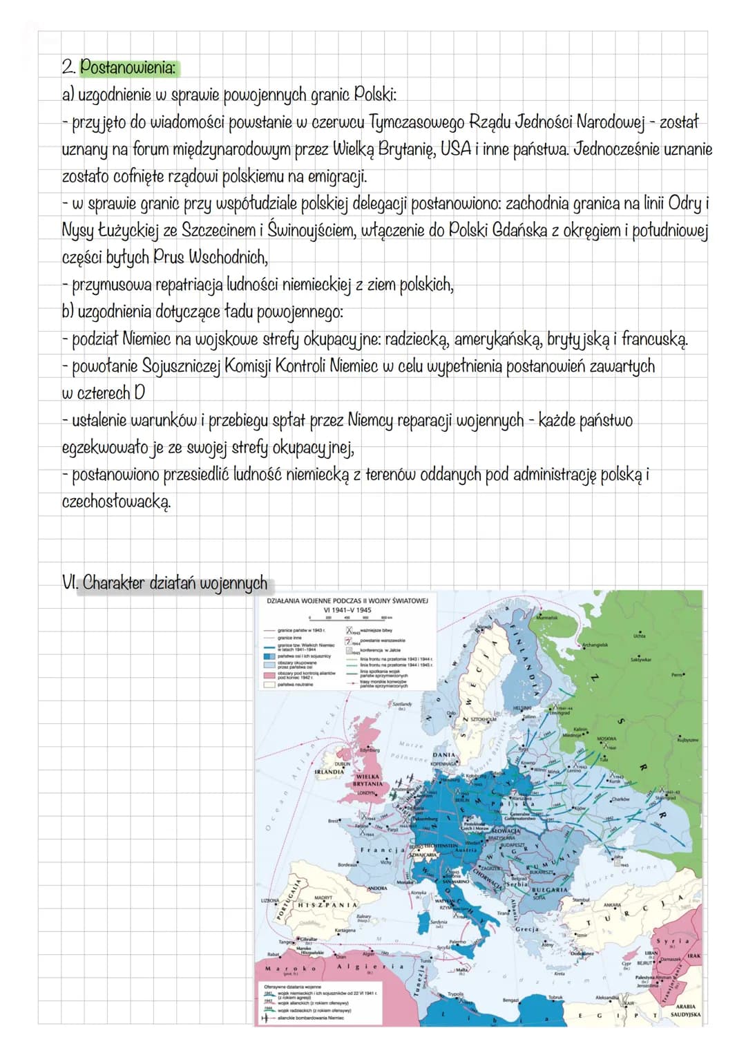 
<h2 id="utworzeniedrugiegofrontuweuropiezachodniej">Utworzenie Drugiego Frontu w Europie Zachodniej</h2>
<p>Operacja "Overlord" - 6 czerwca