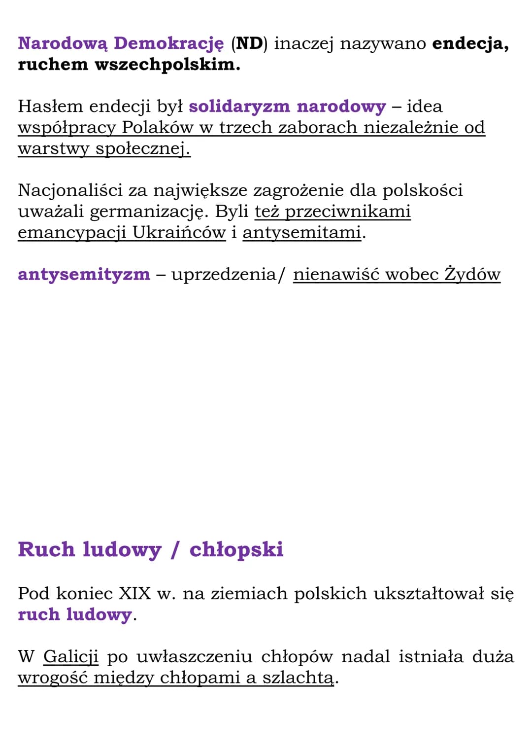 Nowe nurty polityczne
Ruch socjalistyczny
W drugiej połowie XIX w. na ziemiach polskich zaczął
rozwijać się ruch socjalistyczny.
W 1882 r. w