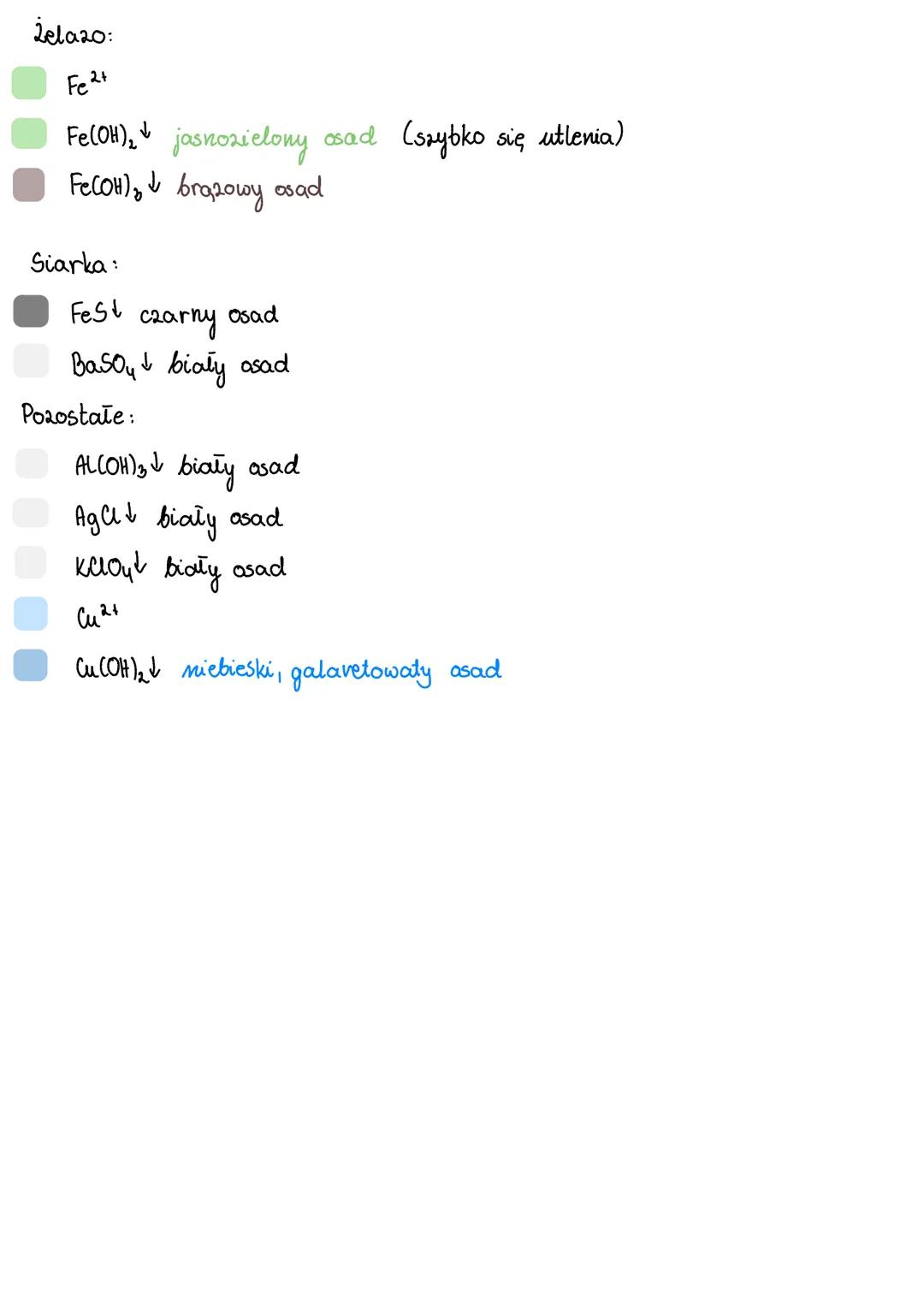 BARWY ROZTWORÓW
Chrom:
2+
Cr 2
Cro+ лив
Crou'
2-
jest trwały w środowisku zasadowym
Cr₂O72- jest trwały w środowisku kwasowym
Cr(OH)3 (osad)