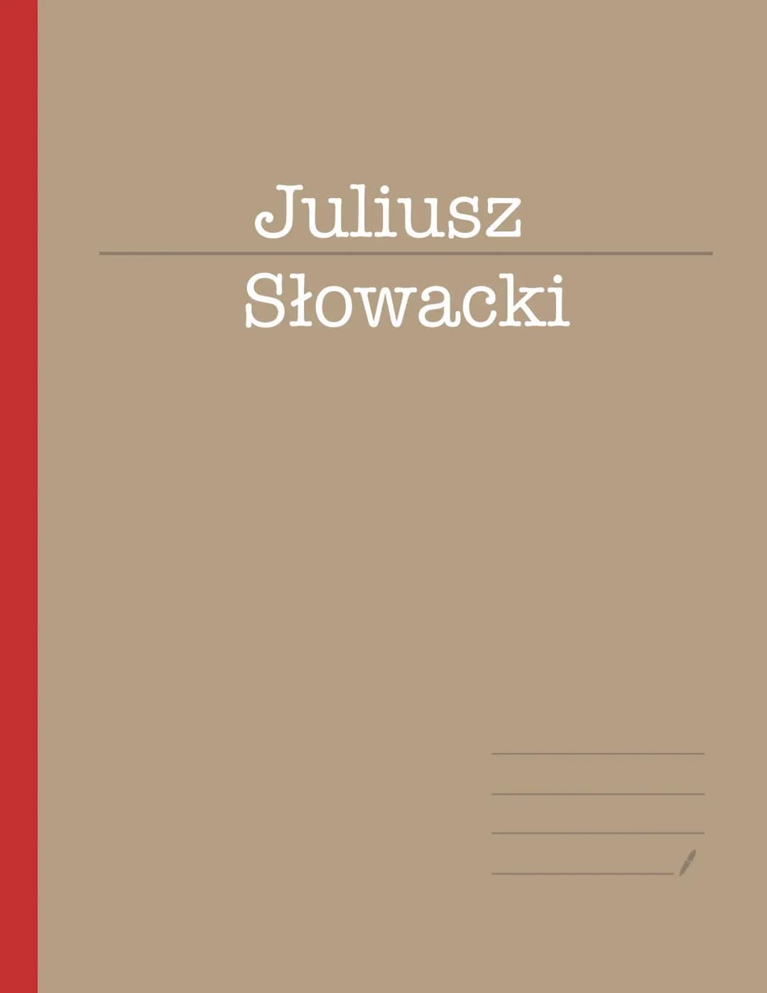 Utwory Słowackiego 