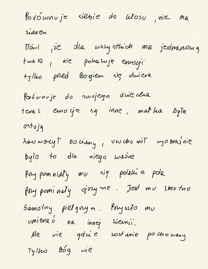 Juliusz
Słowacki hart how ha
(1
11
2
Roztoczeni"
"1 Hymn
h
Grób Agamemnona"
Smutno
ut wo rów:
Testament mój"
mi
Boże " „Rozłączenie" J.Słowa
