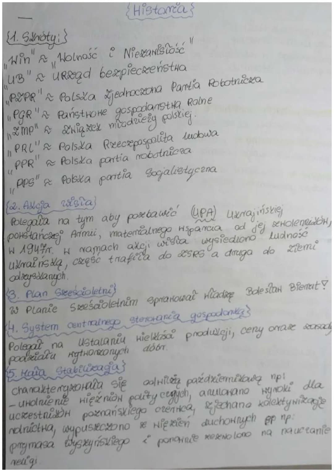 Polska po 2 wojnie światowej – najważniejsze informacje dla klasy 8, prezentacja, sprawdzian, quiz