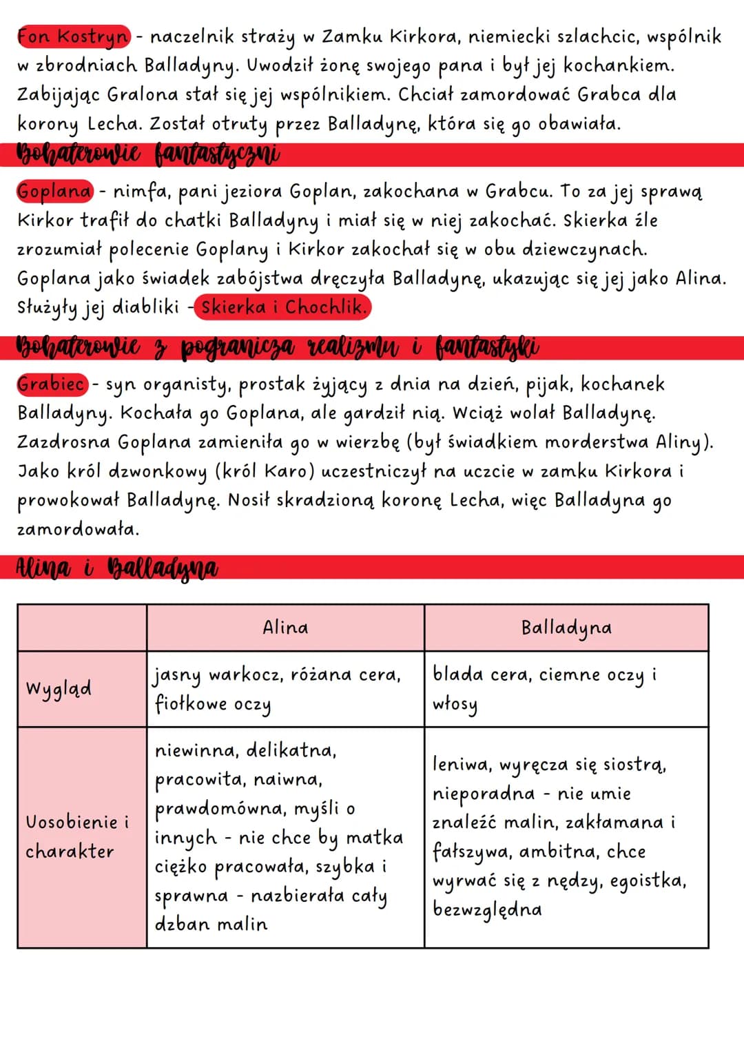 Gatunek
BALLADYNA
Juliusz Słowacki
Rodzaj literacki: dramat
Gatunek: tragedia
Epoka: romantyzm
Balladyna to dramat romantyczny. Składa się z