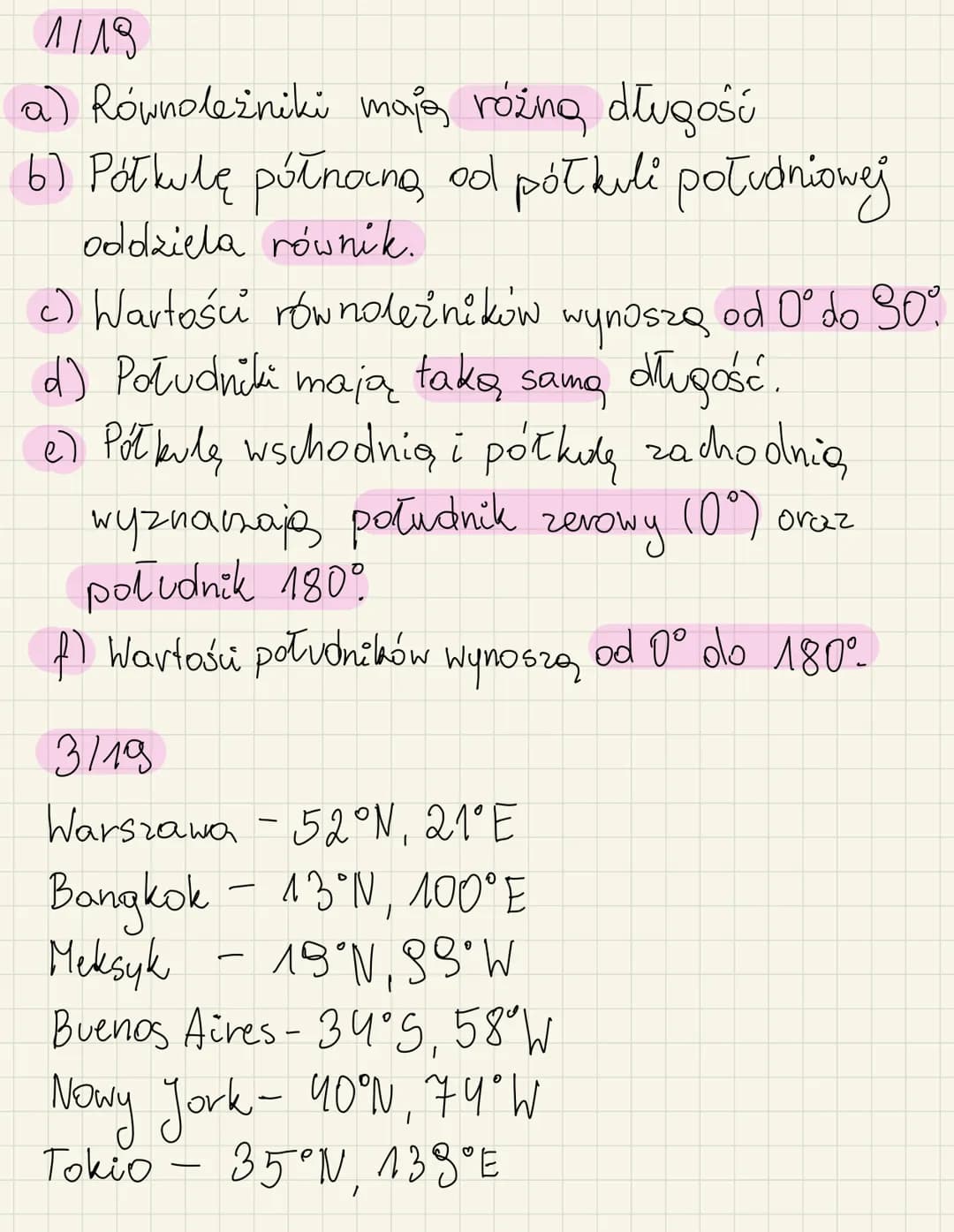
<h2 id="siatkageograficzna">Siatka geograficzna</h2>
<p>Siatka południków i równoleżników służy do ustalania położenia punktu na kuli ziems